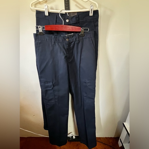 NWT Dickies 2Pc Blue Industrial Cargo Pants Sz 30x32 - Picture 2 of 10